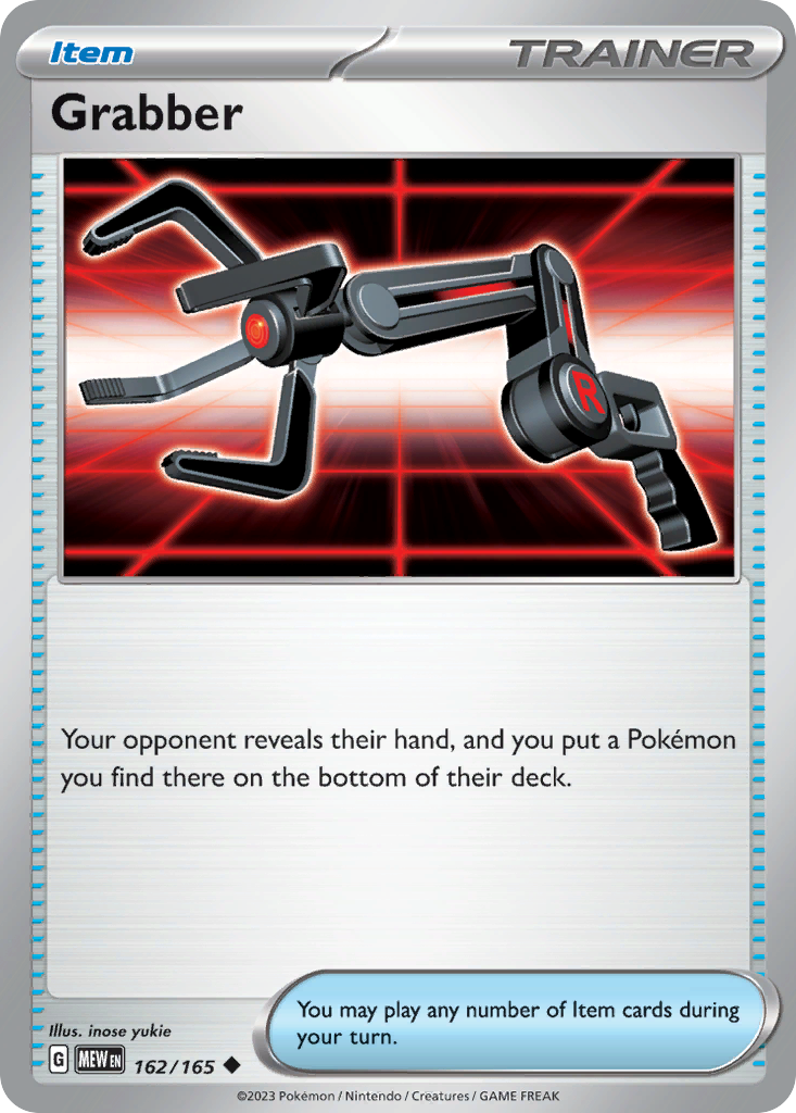 151 Set Grabber #162/165